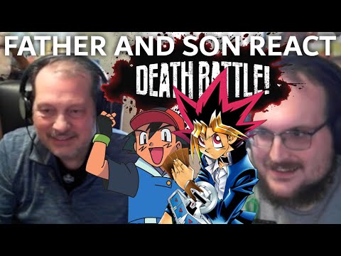 Father and Son React to DEATH BATTLE! - Ash VS Yugi Reaction
