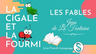 Apprendre le français avec les fables de La Fontaine - La cigale 🦗 et la fourmi 🐜