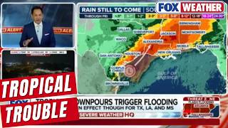 Tropical Downpours Trigger Flooding in the South as Invest 90L Develops in the Gulf of America