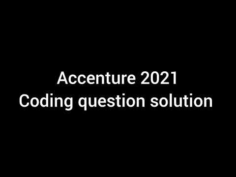 Accenture 2021 Coding question solution balls code asked for today's slots