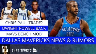 Dallas mavericks rumors & news: chris paul trade? dwight powell
returns mavs bench unit goes off