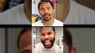 Floyd Mayweather CONFRONTS Manny Pacquiao On LIVE After REMATCH Announced..