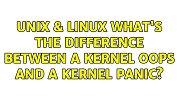 Unix & Linux: What
