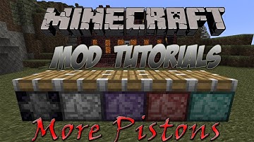Minecraft 1.4.7 - How To Install The More Pistons Mod