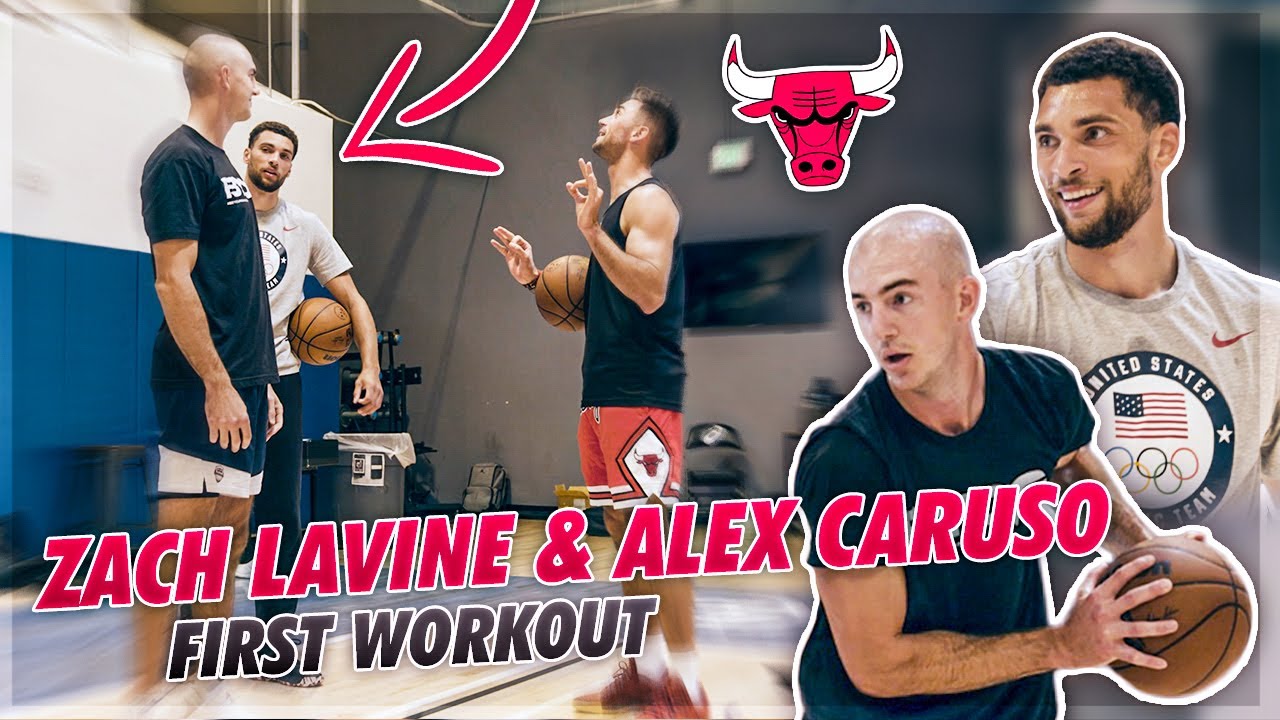 Zach Lavine and Alex Caruso Workout For The First Time! 🔥 | Jordan Lawley Basketball