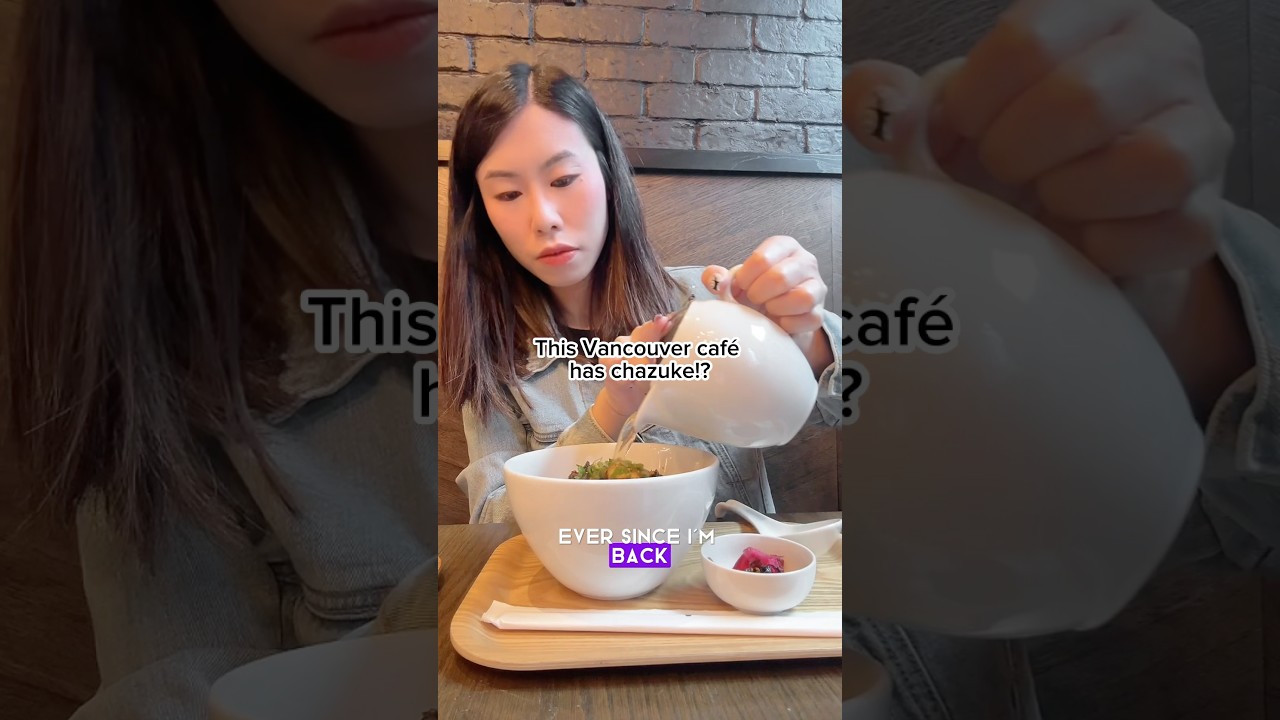 This Vancouver cafe has Chazuke!? And matcha desserts!? 🫢 #matcha #cafevlog #vancouverfood #dessert