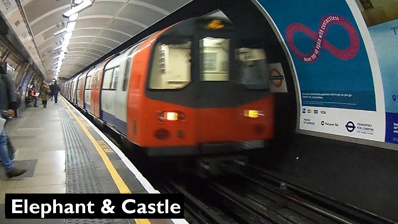 Elephant & Castle | Northern line : London Underground ( 1995 Tube Stock )  - YouTube