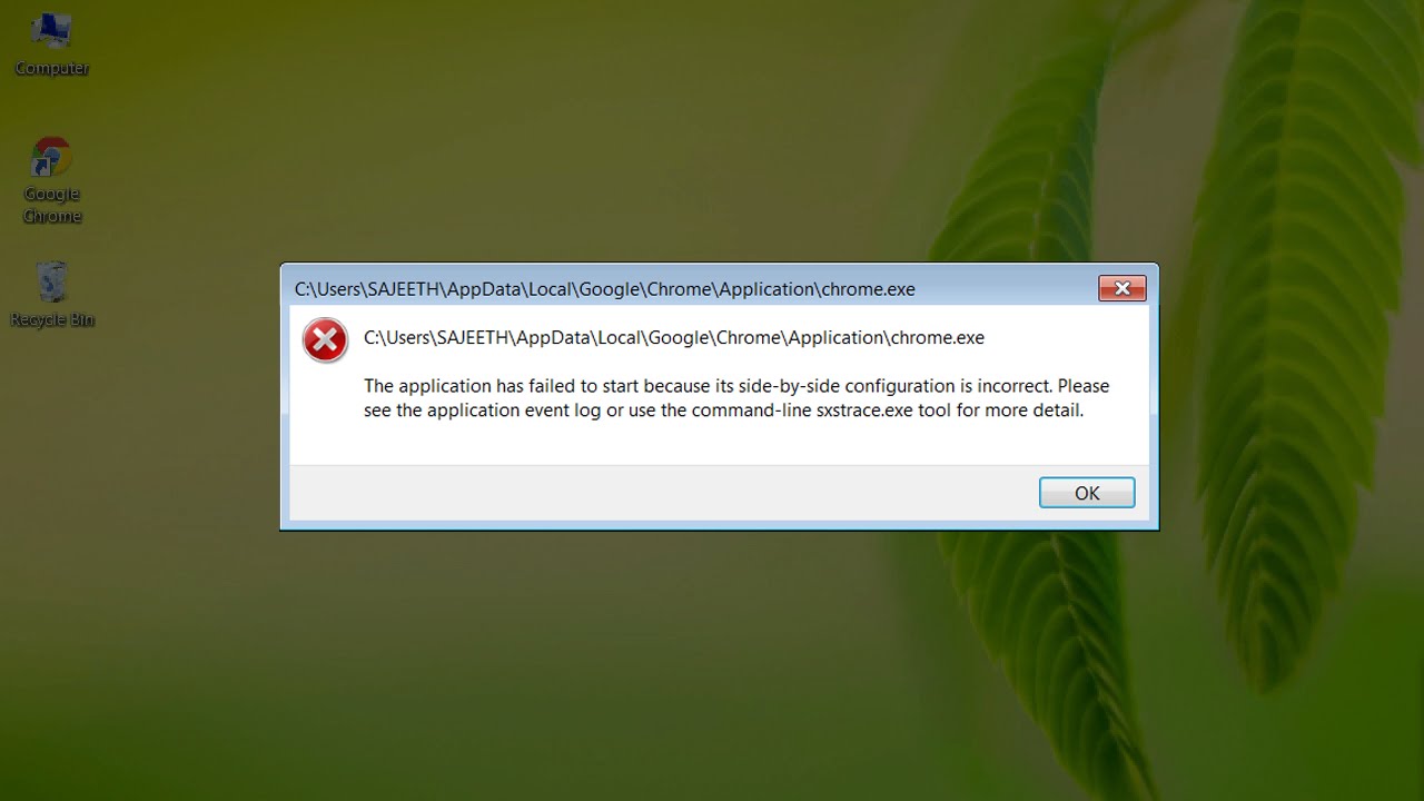 Failed start exe. The application has failed Side-by-Side. Ошибка при запуске танков application has failed to start because. Google Chrome exe. Application has.