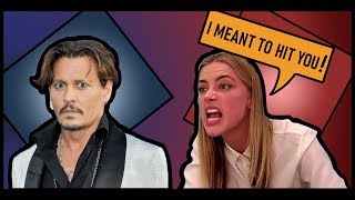 Johnny Depp & Amber Heard Abuse Claims:  Amber Admits to Multiple Attacks!