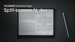 HUAWEI MatePad Paper - Split-screen Notes screenshot 3