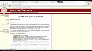 Plagiarism Tutorial 1