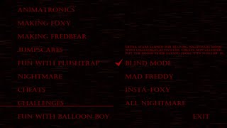 Five Nights at Freddy’s 4 (mobile) - Blind Mode