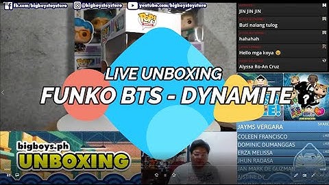 LIVE UNBOXING - Funko BTS Dynamite