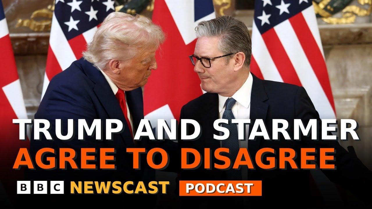 Trump and Keir Starmer on gaza, free speech and Lord Mandelson | BBC Newscast