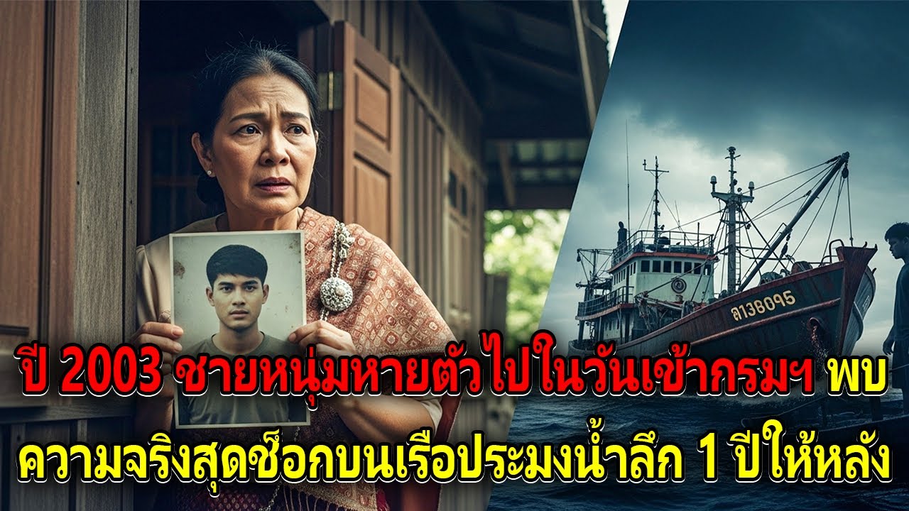 ปี 2003 ชายหนุ่มหายตัวไปในวันเข้ากรมฯ พบความจริงสุดช็อกบนเรือประมงน้ำลึก 1 ปีให้หลัง