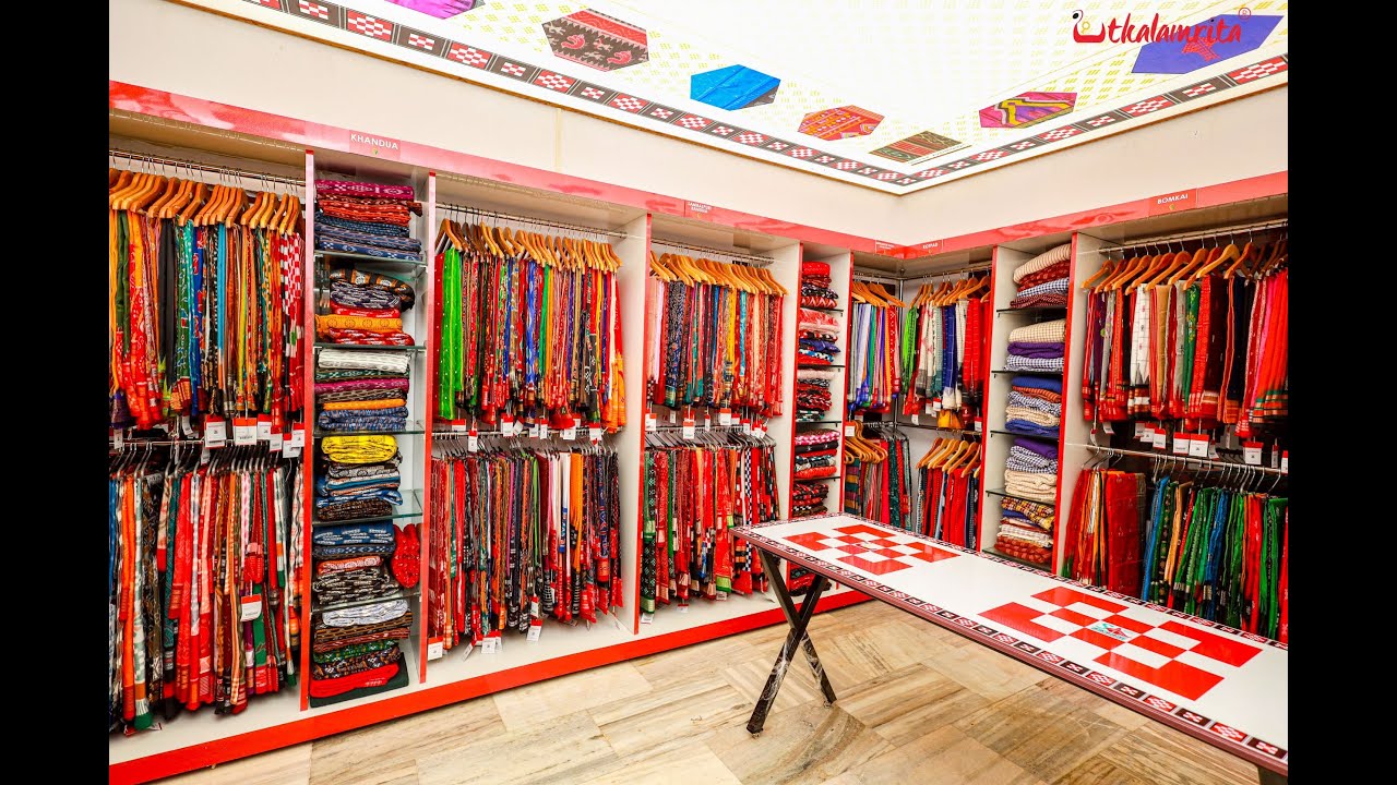Utkalamrita Odisha Handloom GI Store with Loom