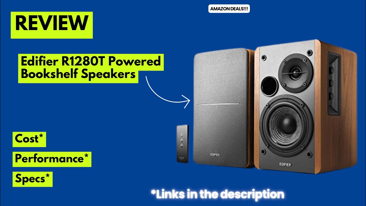 Edifier R1280t Gamer Setup Edifier R1280T Powered Bookshelf Speakers Review – 42W RMS Wooden ...