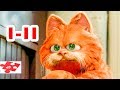 Гарфилд 1  - 2 / Лучшие и Смешное / Мультфильм / нарезка - трейлер