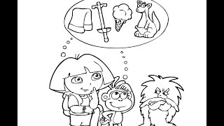 Dora Coloring Pages For Kids screenshot 4