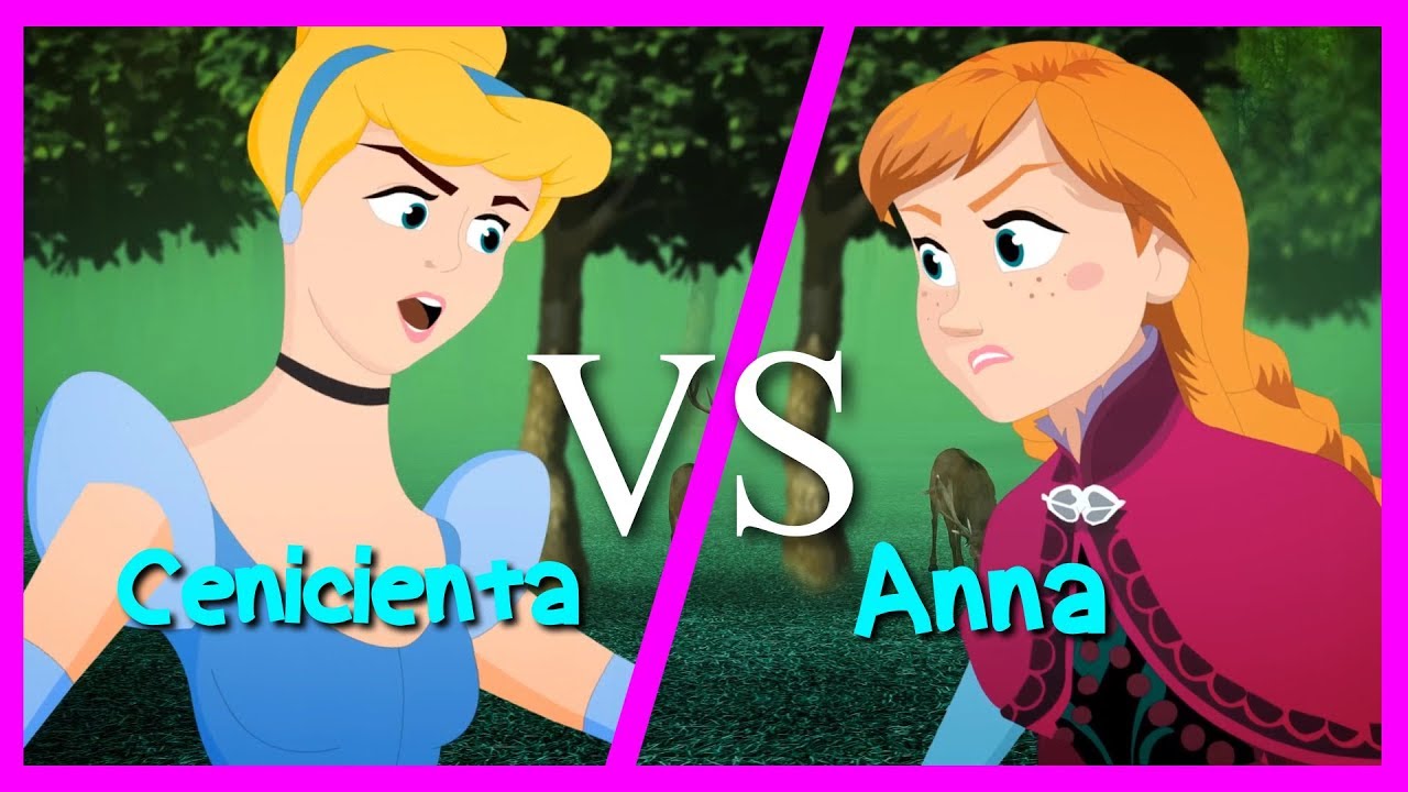 Batalla De Rap De Princesas Cenicienta Vs Anna Animacion Original Youtube