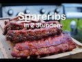 Spareribs in 2 Stunden auf dem Gasgrill