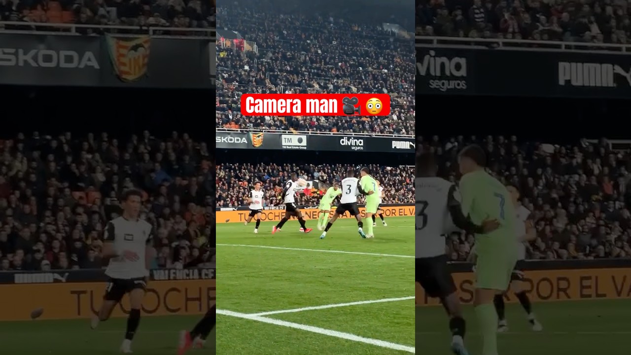 Lamine Yamal shot straight at the camera man #lamineyamal #fcbarcelona #barca #sepakbola