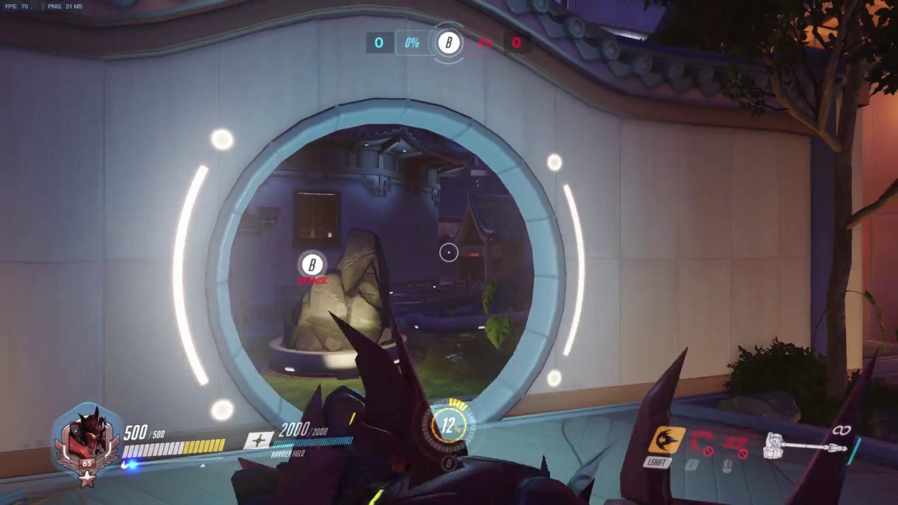 Lijang tower: Garden. Reinhardt Gab trick