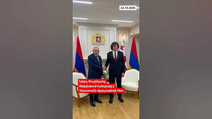 Նիկոլ Փաշինյանը Թբիլիսիում հանդիպել է Վրաստանի վարչապետի հետ | Դավիթ Գրիգորյան