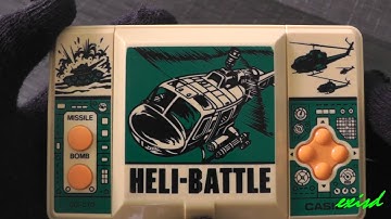 Casio Heli Battle 1987   CG-370 quartz game kvarcjáték