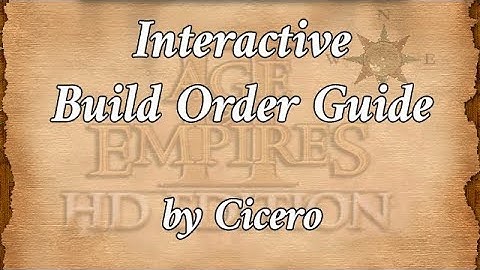 Interactive Build Order Guide by Cicero