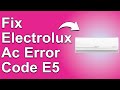 Electrolux AC E5 Error Code (Defrost Mode Error -  What It Means, And What To Do To Fix The Error)