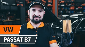 How to change oil filter and engine oil on VW PASSAT B7 Saloon [TUTORIAL AUTODOC]