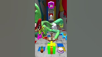 CAN THEY GET A GIFT? ALL SIZE HUGGY WUGGY POPPY PLAYTIME 3 BRAWL STARS RANK vs BEAR TRAP in Gmod !