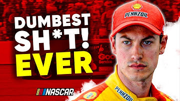 NASCAR Insiders Call Out Joey Logano For The Dumbest Sh*t Ever Heard
