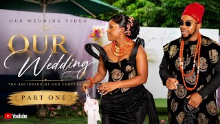The beginning of forever ❤️ Part 1 of our wedding journey is finally here.