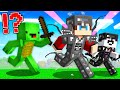 WITHER STORM Armor and ENDER DRAGON Armor Speedrunners vs Hunter in Minecraft - Maizen JJ and Mikey
