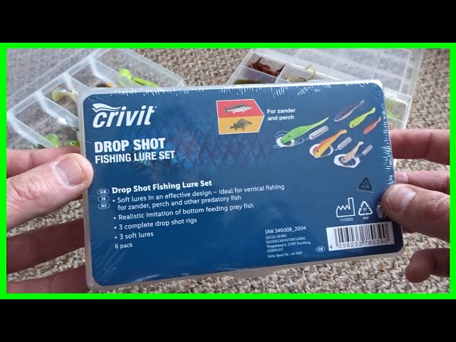 Crivit Drop Shot Fishing Lure Set from LIDL Fishing Tackle