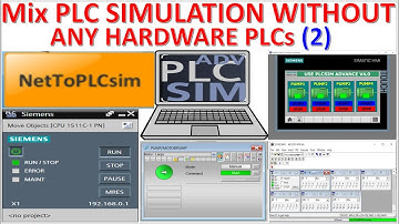 PLCSIM simulation without using any real PLCs hardware part2