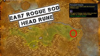 WOW SOD - Easy Rogue Head Rune (Guide)