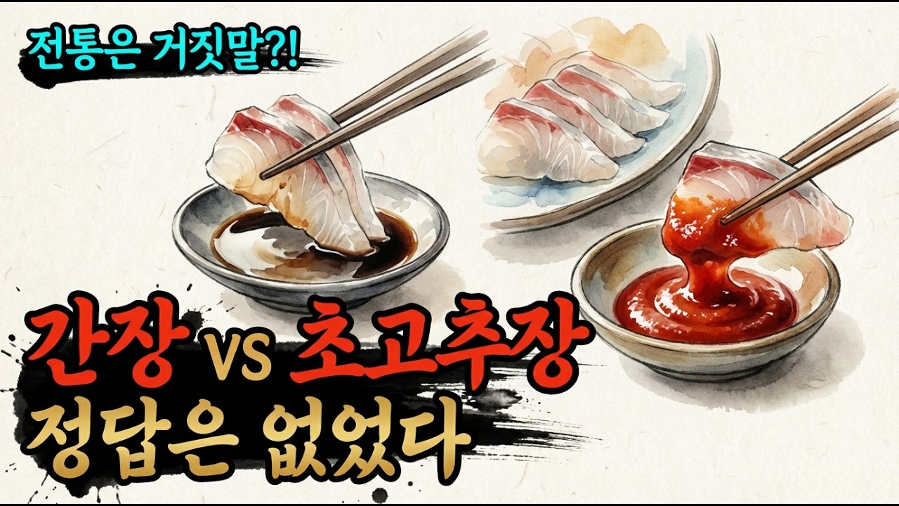 회에 간장? 초고추장? 쌈장? 한국인 90%가 모르는 충격적 진실