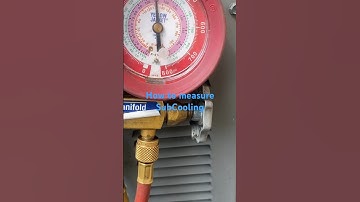 How to measure SubCooling #hvac #subcooling #howto