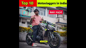 Top 10 Motovloggers in india 😱❤️‍🔥|भारत के 10 पंसदीदा motovlogger 2022| #shorts #ytshorts#viral#bike