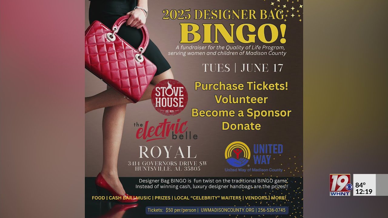 2025 Designer Bag Bingo! | June 16, 2025 | News 19 at noon