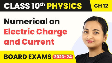 Class 10 Physics Chapter 12 | Electricity - Numerical on Electric Charge and Current