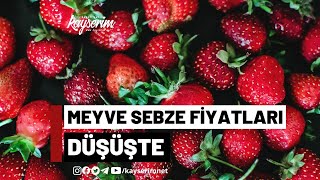 Meyve Sebze Fiyatları Düşüşte