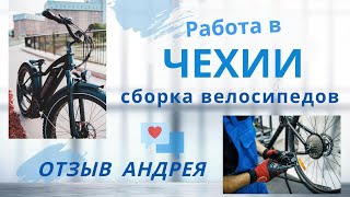 Официальная работа в Чехии на сборе велосипедов OLPRAN. Отзыв нашего клиента Андрея!