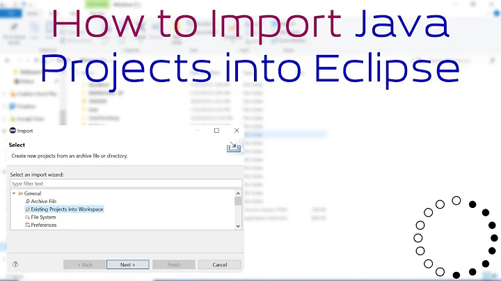 How to Import Java Projects into Eclipse