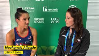 2019 Pan American Games: USWNT vs. Peru Post-Game Interviews