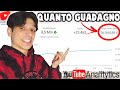 QUANTO HO GUADAGNATO su YOUTUBE con i VIDEO con più VISUALIZZAZIONI