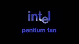 Intel Pentium Fan Logo With Windows Server 2003 Sound